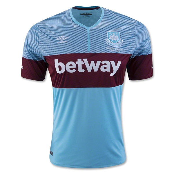 West Ham Away 2015-16 NOBLE #16 Soccer Jersey - Click Image to Close